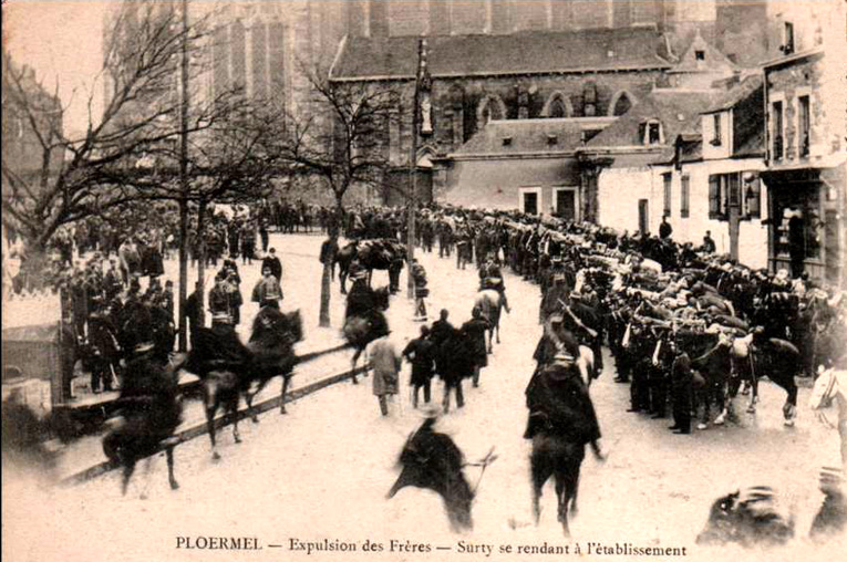 Expulsion des Frres de Plormel (Bretagne)