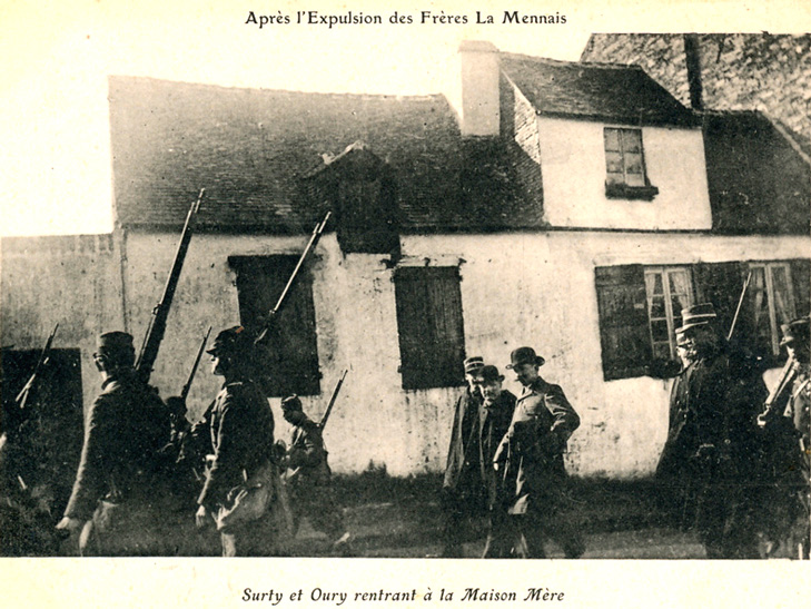 Expulsion des Frres de Plormel (Bretagne)