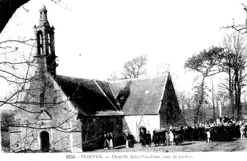 Chapelle Saint-Nicodme de Ploven (Bretagne).