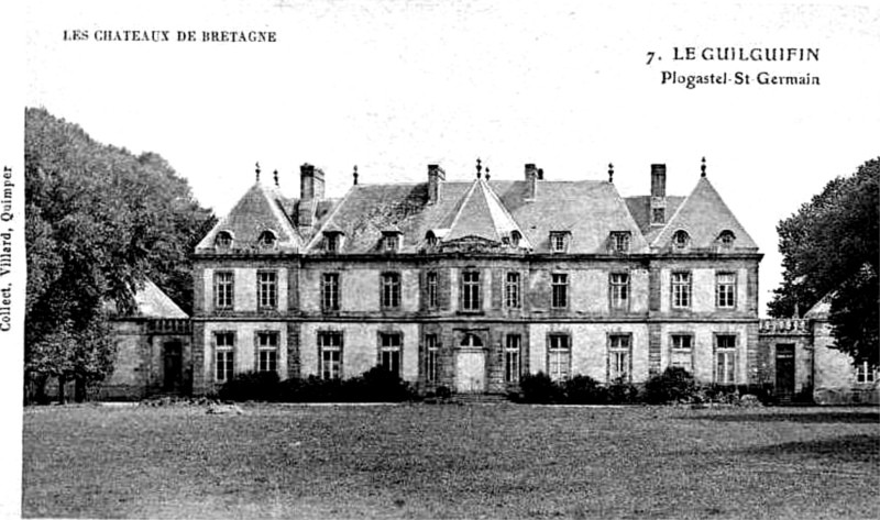 Château de Plogastel-Saint-Germain (Bretagne).