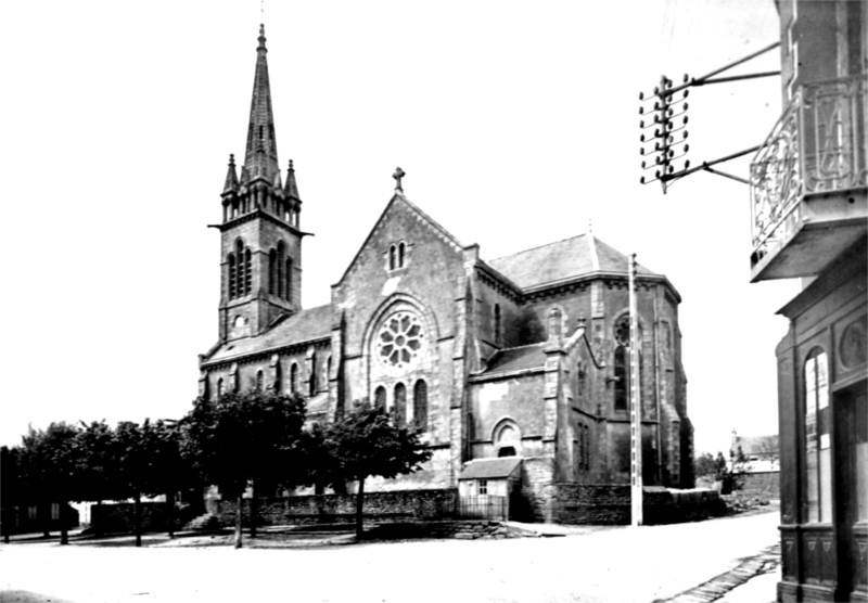 Eglise de Plogastel-Saint-Germain (Bretagne).