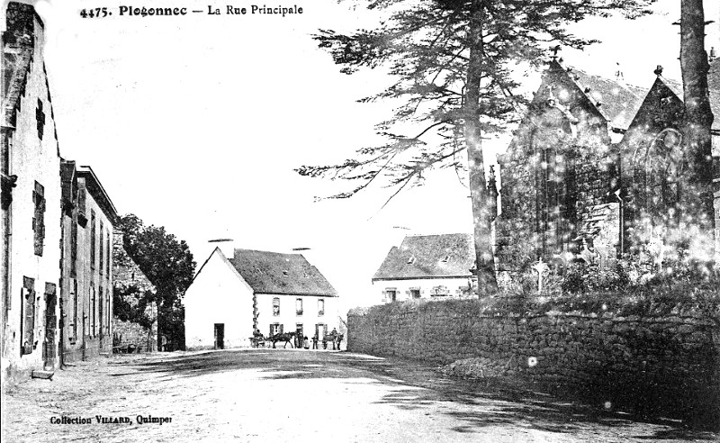 Ville de Plogonnec (Bretagne).