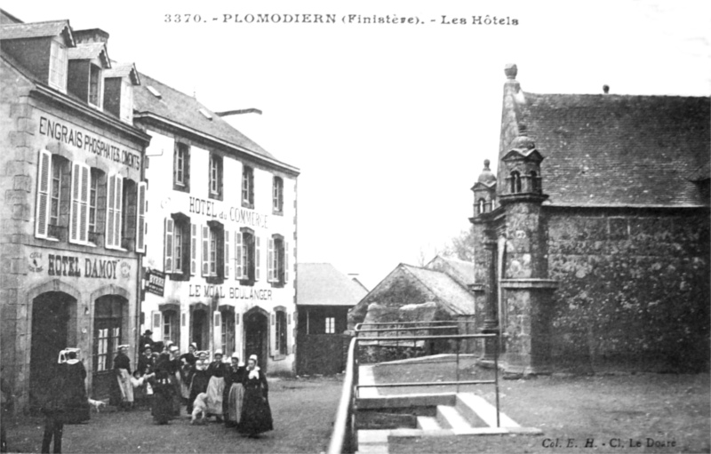 Ville de Plomodiern (Bretagne).