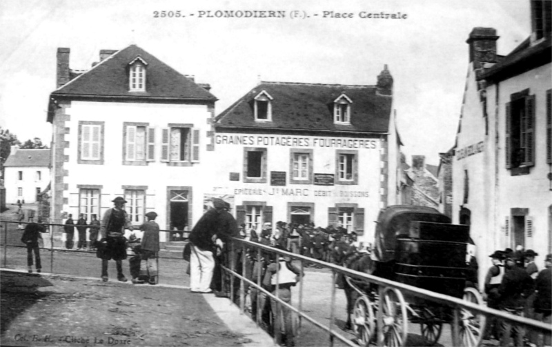 Ville de Plomodiern (Bretagne).