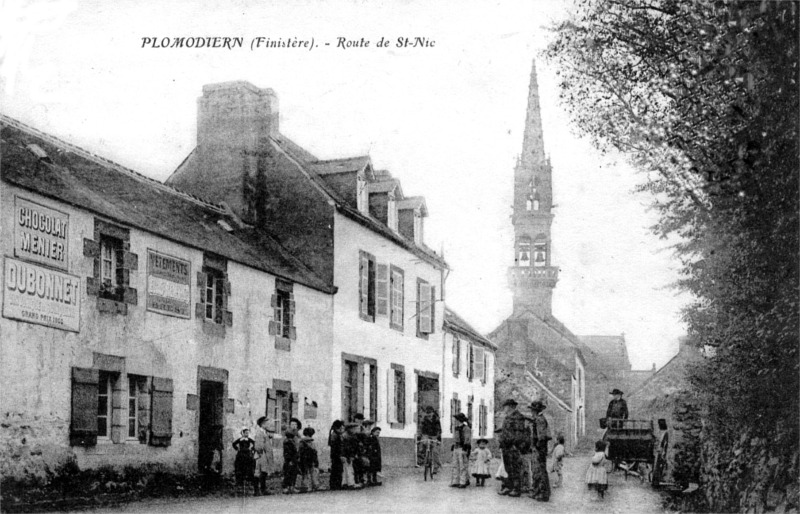 Ville de Plomodiern (Bretagne).