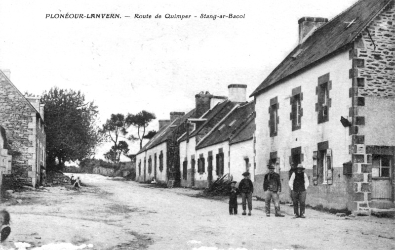 Ville de Plonour-Lanvern (Bretagne).