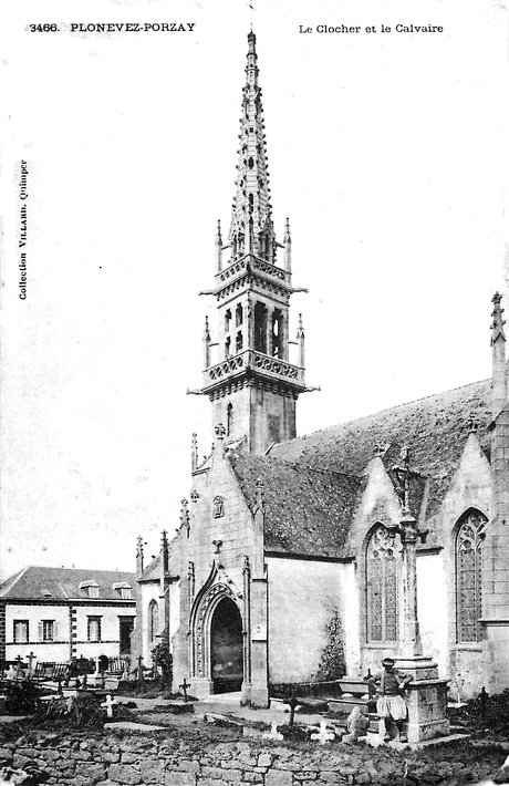 Eglise de Plonévez-Porzay (Bretagne).