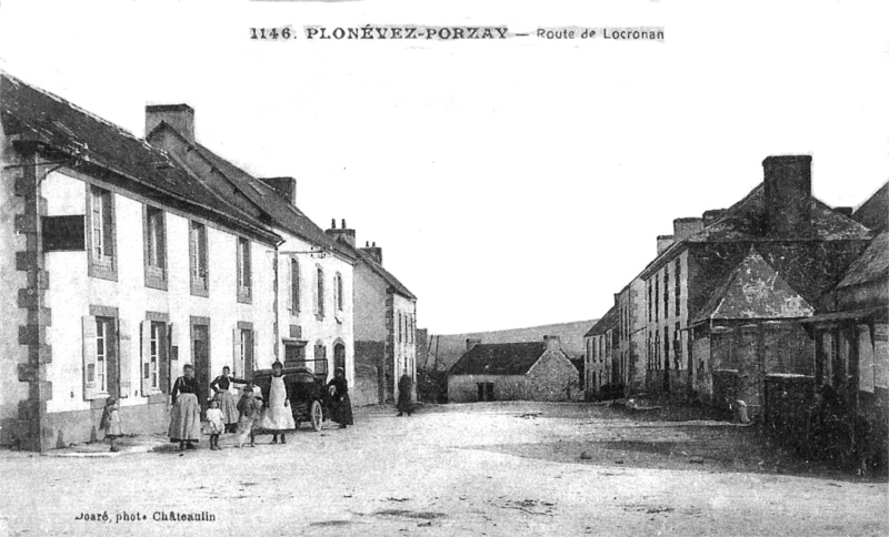 Ville de Plonévez-Porzay (Bretagne).