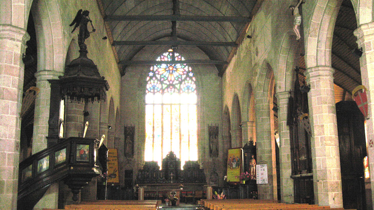 Plouaret (Bretagne) : l'glise Notre-Dame