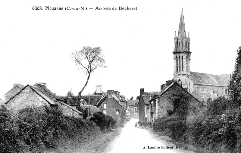 Ville de Plouasne (Bretagne).