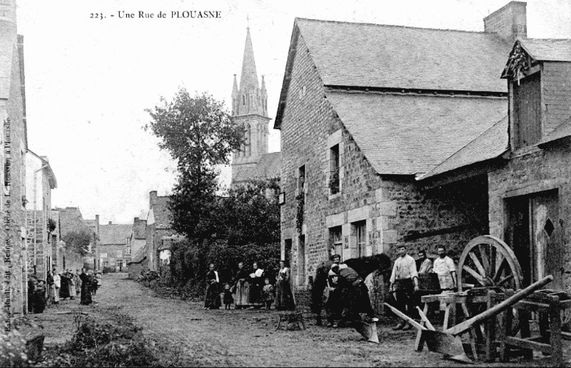 Ville de Plouasne (Bretagne).