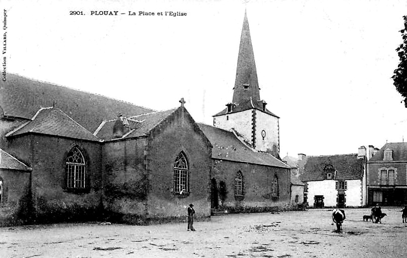 Eglise de Plouay (Bretagne).