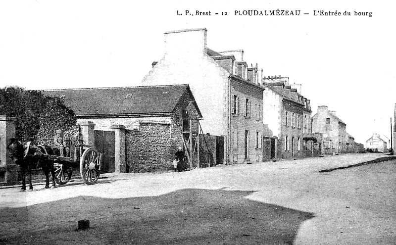 Ville de Ploudalmézeau (Bretagne).