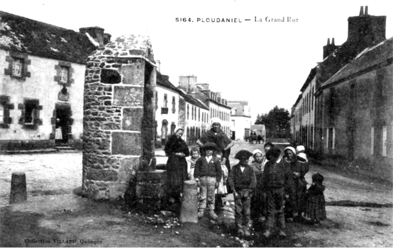 Ville de Ploudaniel (Bretagne).