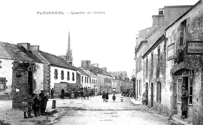 Ville de Ploudaniel (Bretagne).