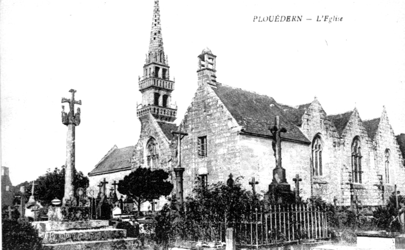 Eglise de Plouédern (Bretagne).