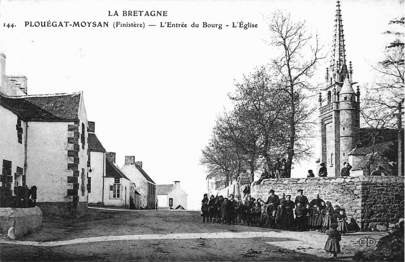 Ville de Plouégat-Moysan (Bretagne).