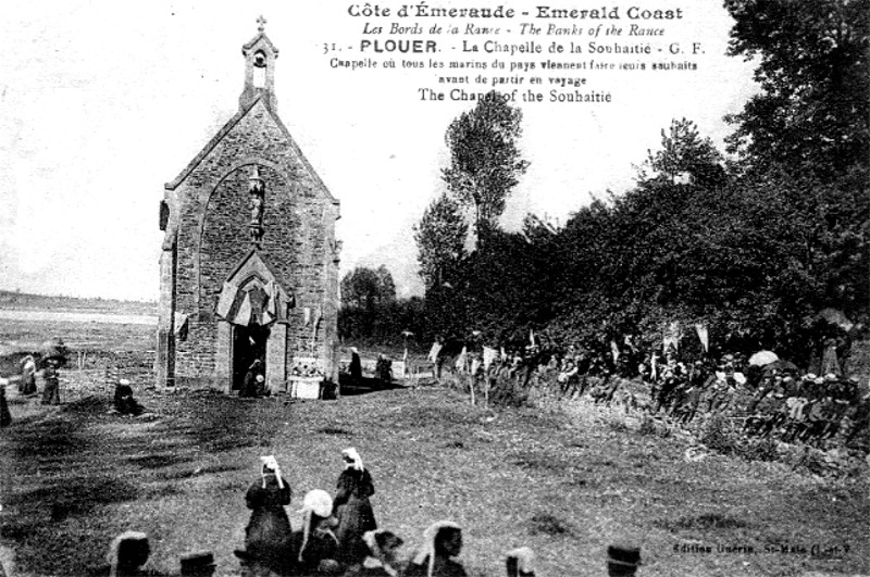 Ville de Plour-sur-Rance (Bretagne) : chapelle de la Souhaiti.