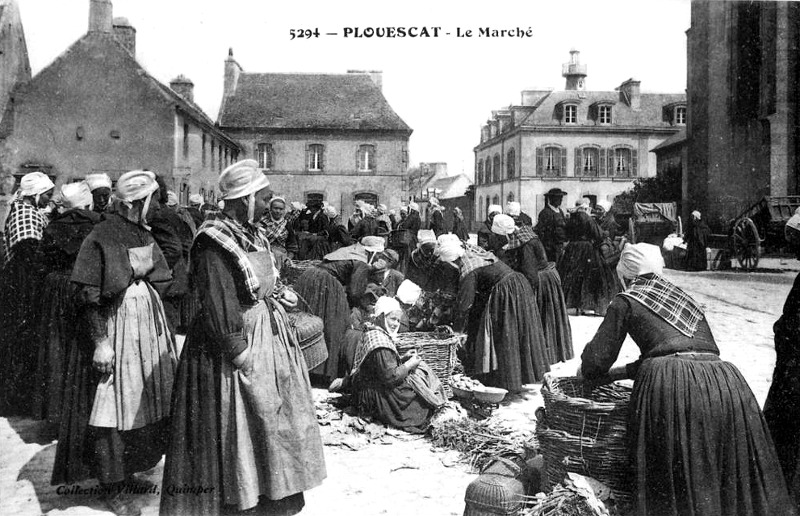 Ville de Plouescat (Bretagne).