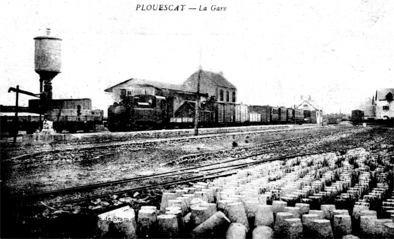Gare de Plouescat (Bretagne).