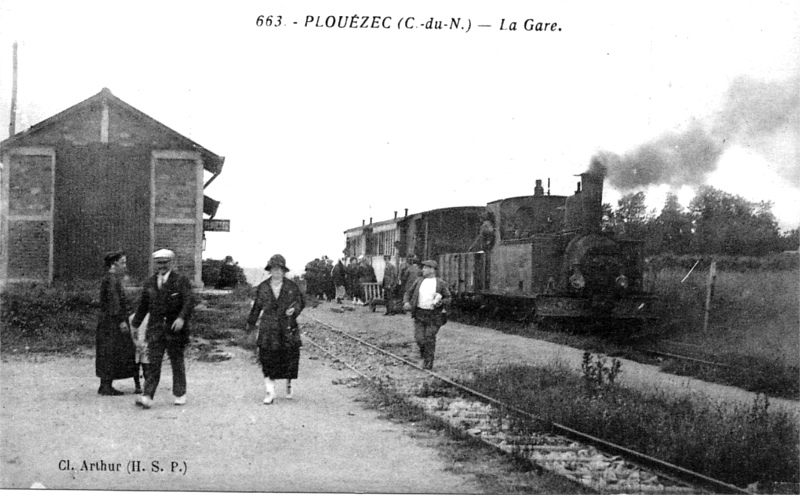 Gare de Plouézec (Bretagne).