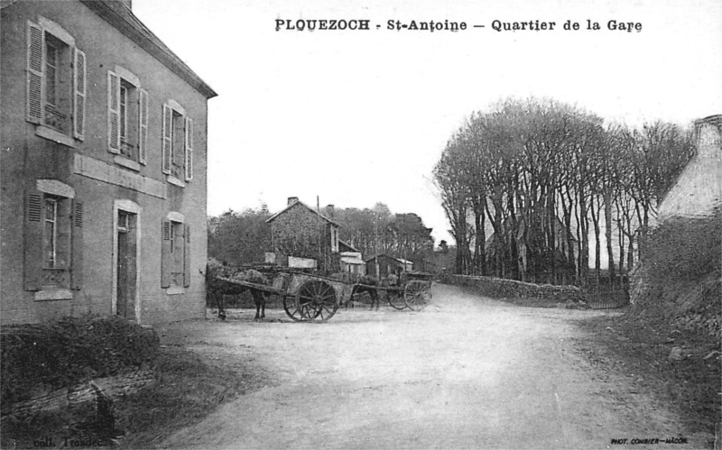 Ville de Plouzoch (Bretagne) : quartier Saint-Antoine.