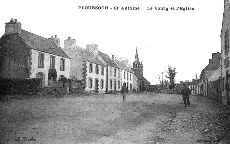 Ville de Plouzoch (Bretagne) : quartier Saint-Antoine.