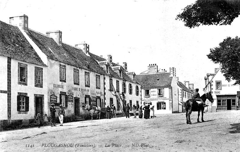 Ville de Plougasnou (Bretagne).