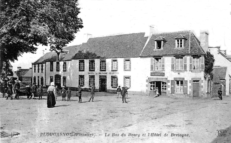 Ville de Plougasnou (Bretagne).