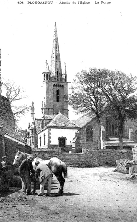 Eglise de Plougasnou (Bretagne).