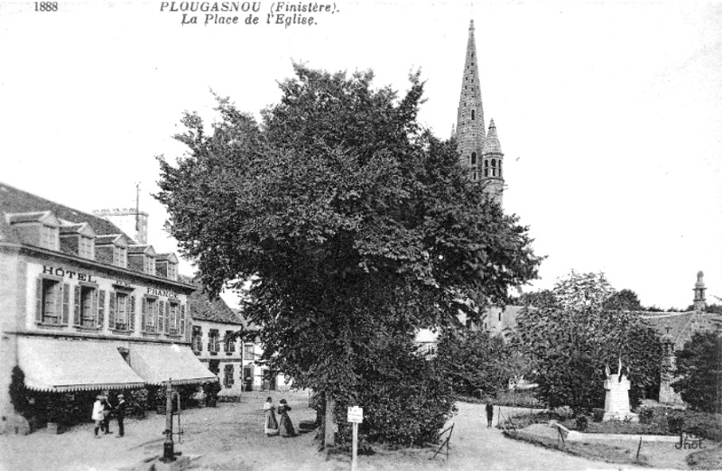 Ville de Plougasnou (Bretagne).