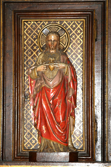 Retable de l'glise de Plougonver, en Bretagne