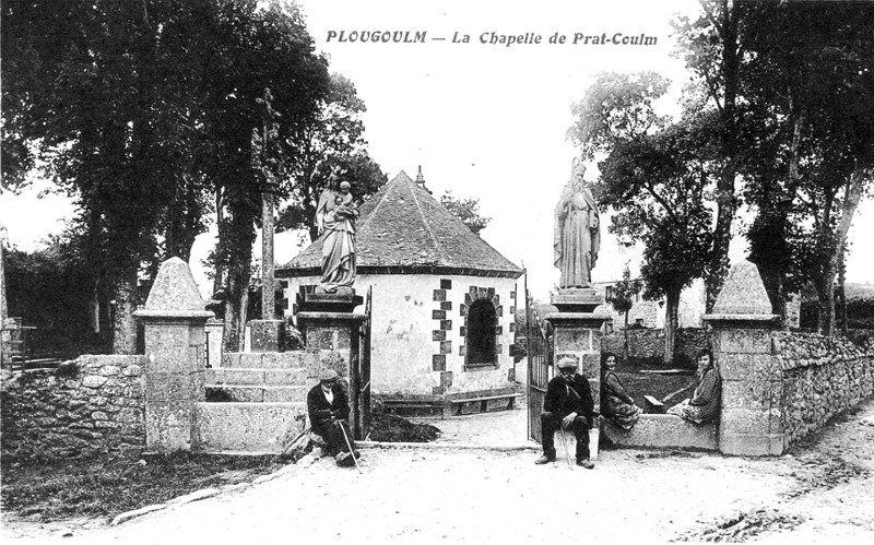 Chapelle de Prat-Coulm à Plougoulm (Bretagne).