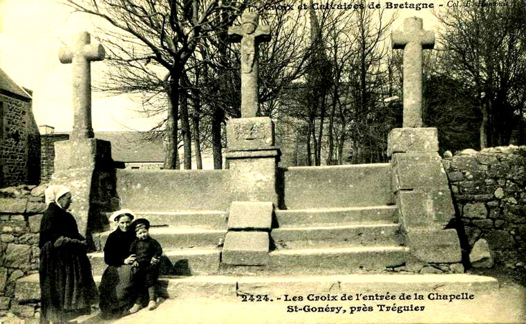 Calvaire de la chapelle Saint-Gonry de Plougrescant (Bretagne)