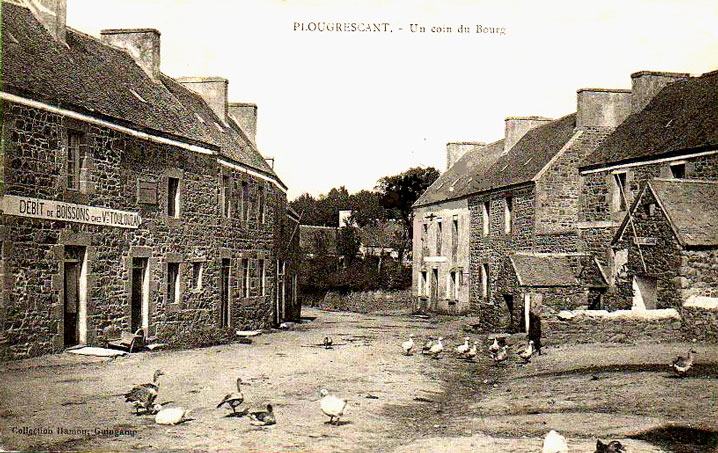 Bourg de Plougrescant (Bretagne)