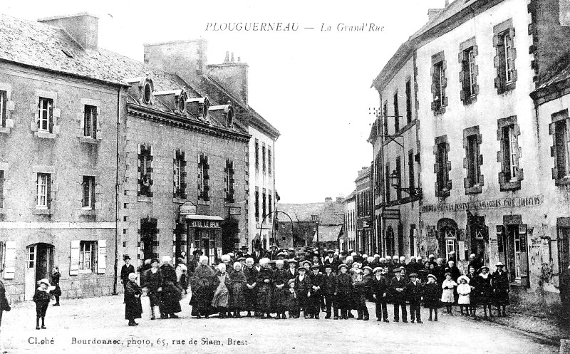 Ville de Plouguerneau (Bretagne).