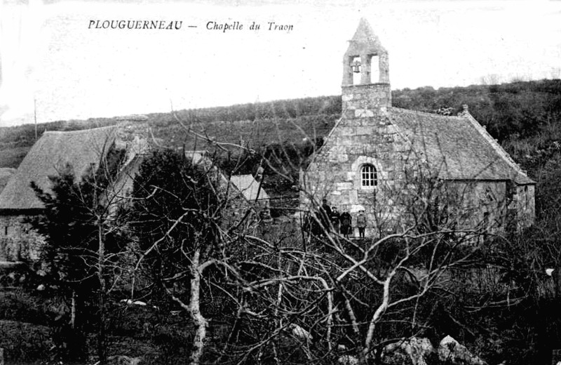 Chapelle de Traon à Plouguerneau (Bretagne).