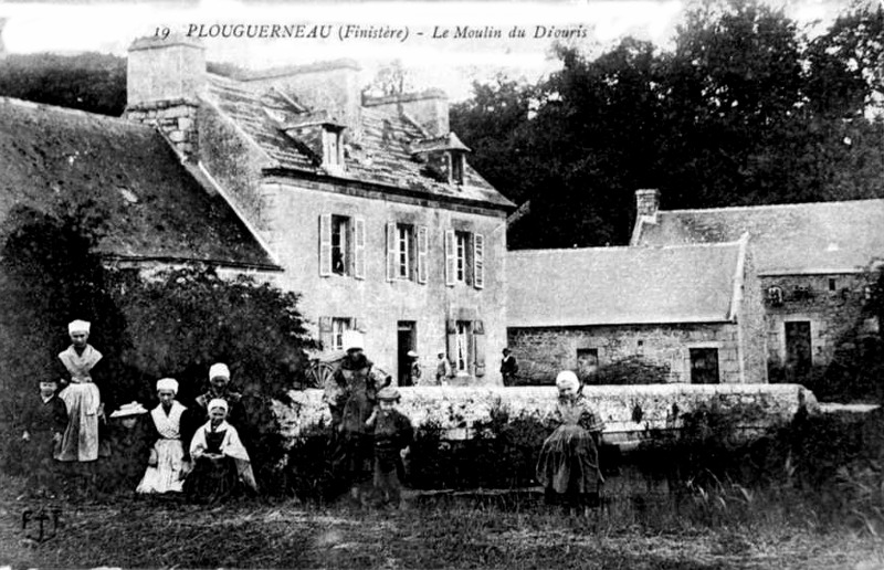 Moulin à Plouguerneau (Bretagne).