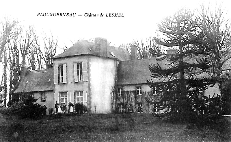 Château de Lesmel à Plouguerneau (Bretagne).