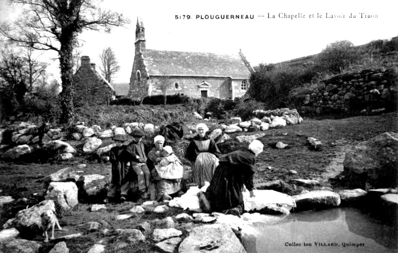 Chapelle de Traon  Plouguerneau (Bretagne).