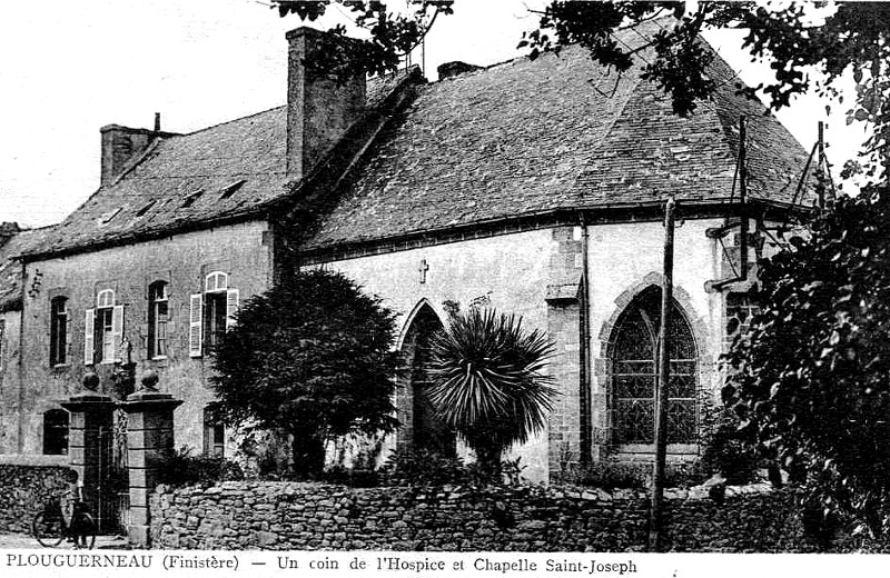 Chapelle de l'Hospice à Plouguerneau (Bretagne).