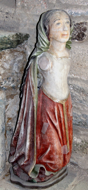 Statuaire de la chapelle Kermaria-an-Iskuit de Plouha (Bretagne)