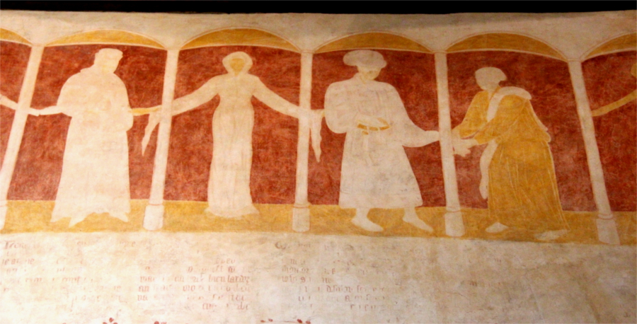 Danse macabre de la chapelle Kermaria-an-Iskuit de Plouha (Bretagne)