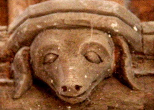 Sculpture de la chapelle Kermaria-an-Iskuit de Plouha (Bretagne)
