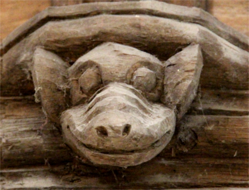 Sculpture de la chapelle Kermaria-an-Iskuit de Plouha (Bretagne)