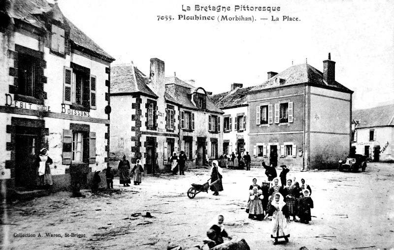 Ville de Plouhinec dans le Morbihan (Bretagne).