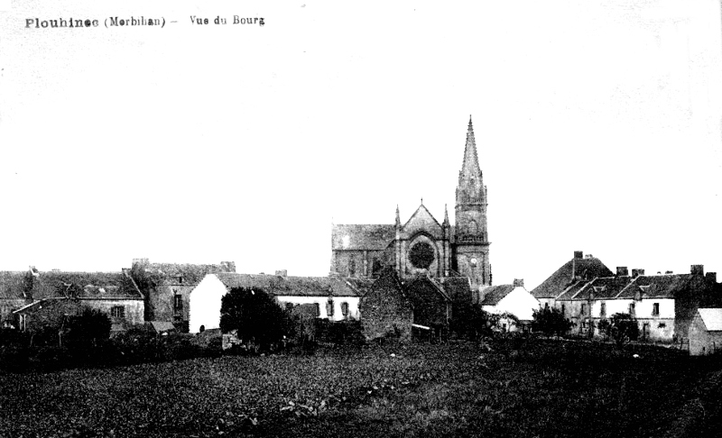 Ville de Plouhinec dans le Morbihan (Bretagne).