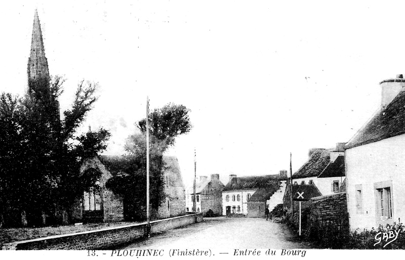 Ville de Plouhinec (Bretagne - Finistère).