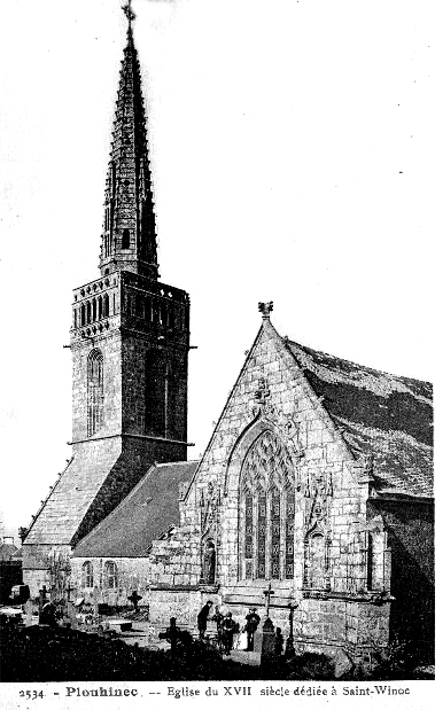 Eglise de Plouhinec (Bretagne - Finistère).