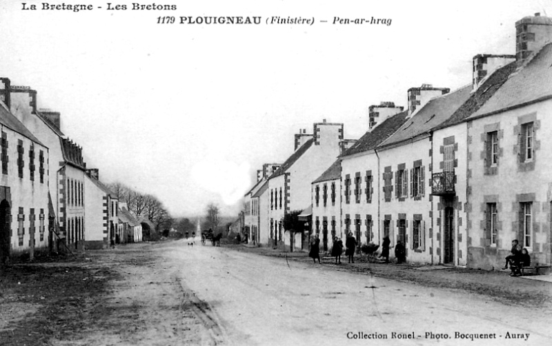 Ville de Plouigneau (Bretagne).